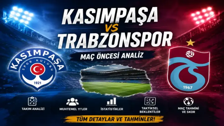 Kasımpaşa – Trabzonspor Maçı Ne Zaman, Saat Kaçta ve Hangi Kanalda?